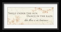Smile under the Sun Fine Art Print