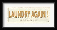 Laundry again! Fine Art Print