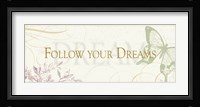 Follow your dreams Fine Art Print