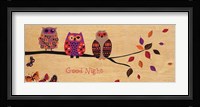 Good Night Owl Framed Print