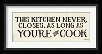 You're the Cook Fine Art Print