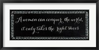 Right Shoes Framed Print