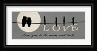 Moon Lovers I Framed Print