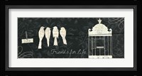 Love Paris Panel IV Framed Print
