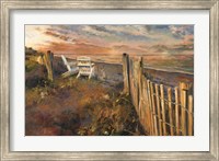 The Beach at Sunset Fine Art Print