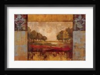 Landscape in Gold Framed Print