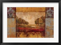Landscape in Gold Framed Print