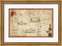 Wine Map Fine Art Print