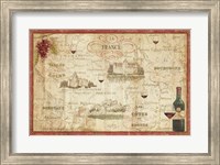 Wine Map Fine Art Print
