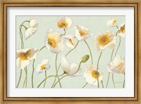 White and Bright Poppies Fine Art Print