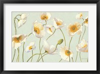 White and Bright Poppies Fine Art Print