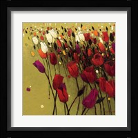 Tulip Drift Green Fine Art Print