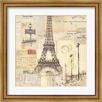 Paris Collage II Fine Art Print