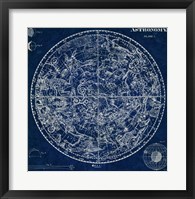 Celestial Blueprint Framed Print