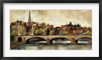 Paris Bridge I Spice Framed Print