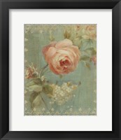 Rose on Sage Fine Art Print