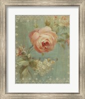 Rose on Sage Fine Art Print