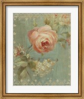 Rose on Sage Fine Art Print