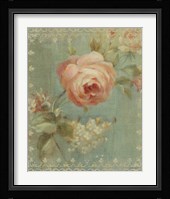 Rose on Sage Fine Art Print