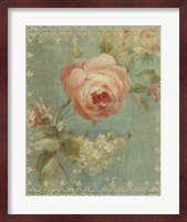 Rose on Sage Fine Art Print