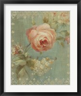 Rose on Sage Fine Art Print