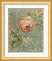 Rose on Sage Fine Art Print