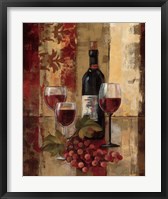 Graffiti and Wine II Framed Print