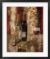 Graffiti and Wine III Framed Print