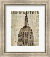 Vintage NY Empire State Building Fine Art Print
