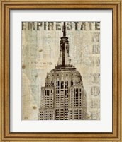 Vintage NY Empire State Building Fine Art Print