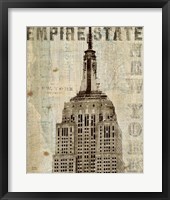 Vintage NY Empire State Building Fine Art Print