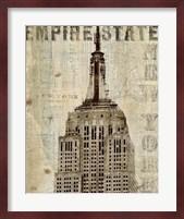 Vintage NY Empire State Building Fine Art Print