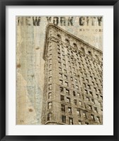 Vintage NY Flat Iron Fine Art Print