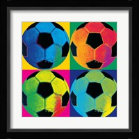 Ball Four-Soccer Framed Print