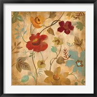Antique Embroidery II Crop Framed Print