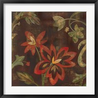 Composition on Umber II Framed Print