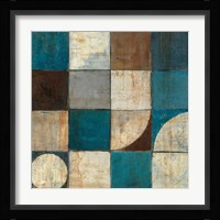 Tango Detail I - Blue Brown Fine Art Print