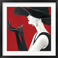 Haute Chapeau Rouge II Framed Print