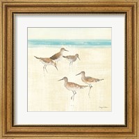 Sand Pipers Square I Fine Art Print