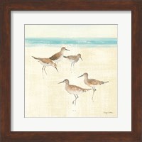 Sand Pipers Square I Fine Art Print