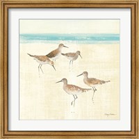 Sand Pipers Square I Fine Art Print