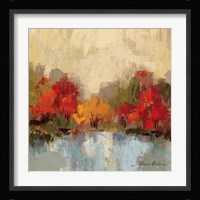 Fall Riverside I Framed Print