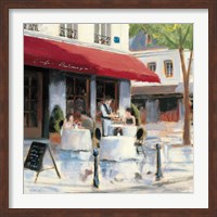 Relaxing at the Cafe I Fine Art Print