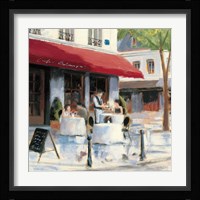 Relaxing at the Cafe I Fine Art Print