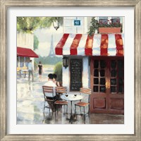 Relaxing at the Cafe II Fine Art Print