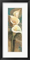 Calla Lily Trio Panel Framed Print