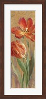 Parrot Tulips on Gold II Fine Art Print