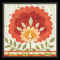 Ikat Bloom II Fine Art Print