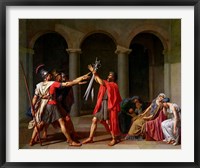 The Oath of Horatii Fine Art Print