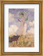 Woman with Parasol turned to the Left, 1886 Fine Art Print